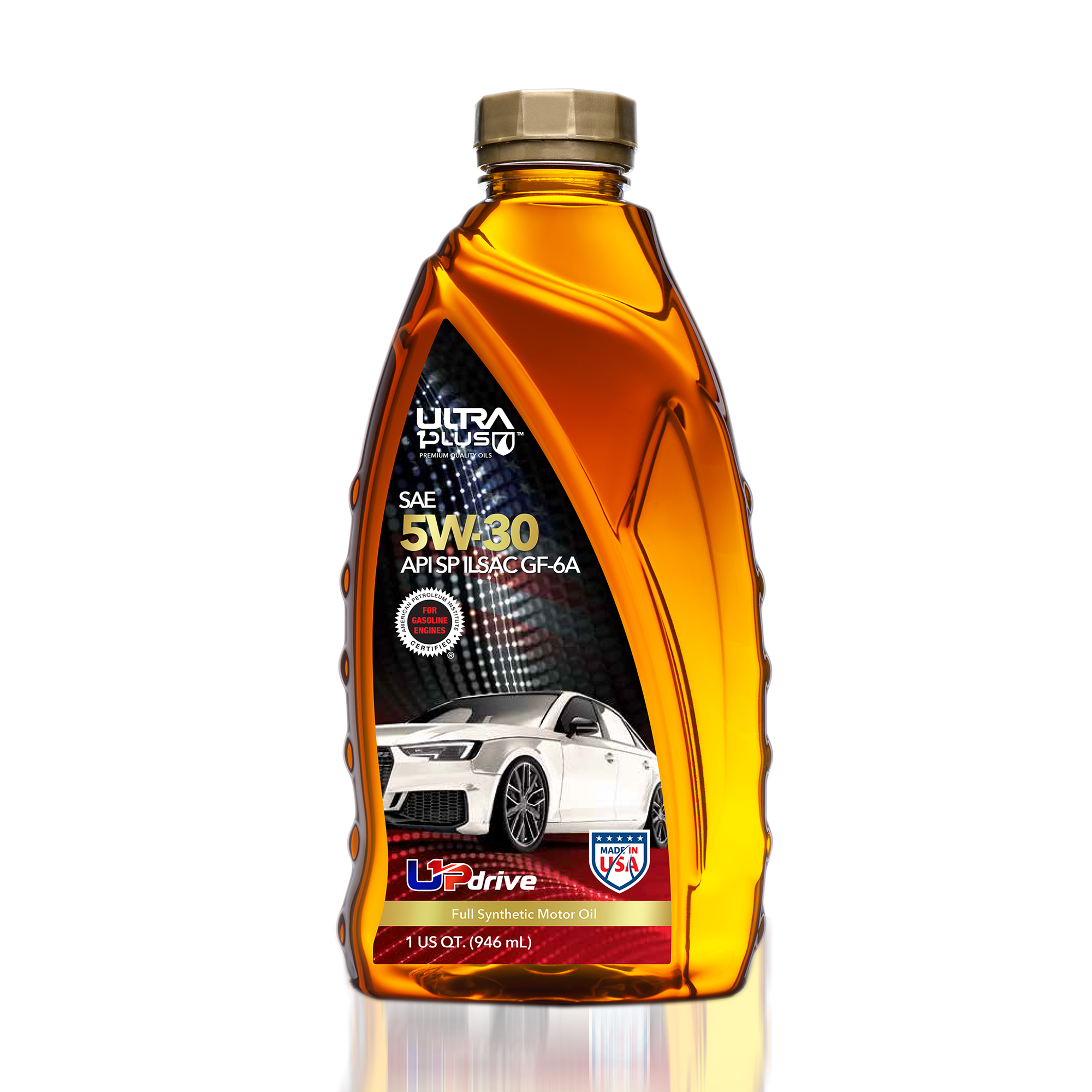 Ultra1Plus Full Synthetic Motor Oil SAE 5W-30, API SP, ILSAC GF-6A, 1 QT